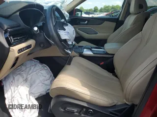2022 Acura MDX w/Advance Package with VIN 5J8YE1H89NL022350, listed as a Copart auction lot 63437354 with 22,895 mi miles and Salvage Title. Bid and sale history available at carsss.com. Image 7.