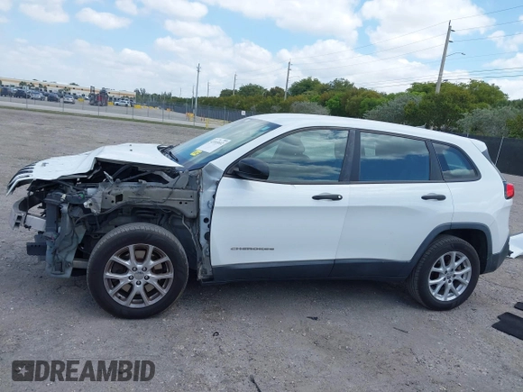 2015 Jeep Cherokee Sport with VIN 1C4PJLAB2FW566132, listed as a IAAI auction lot 42103012 with 138,016 mi miles. Bid and sale history available at carsss.com. Image 15.