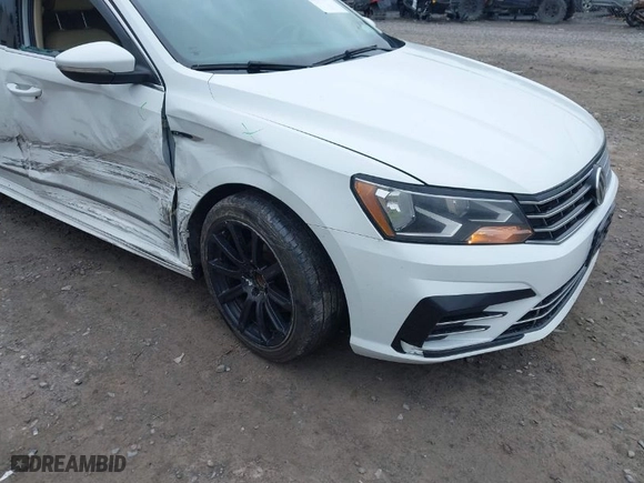 2017 Volkswagen Passat R-Line w/Comfort Pkg with VIN 1VWDT7A32HC016590, listed as a IAAI auction lot 41855085 with 166,089 mi miles. Bid and sale history available at carsss.com. Image 6.
