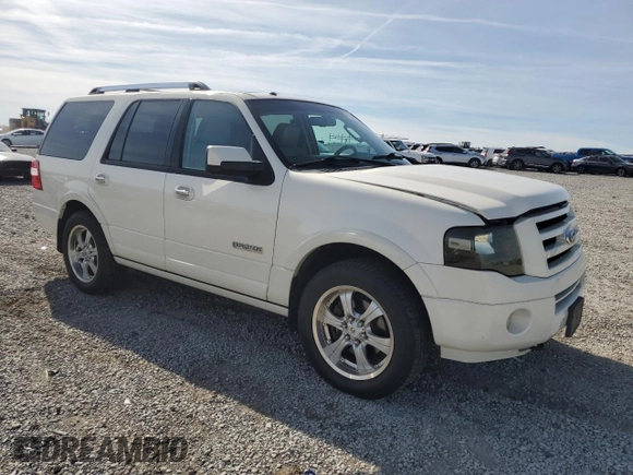 2008 Ford Expedition Limited z VIN 1FMFU20558LA10597, wystawiony jako Copart lot #52259585 z przebiegiem 166 311 mil mil oraz Szkoda całkowita • Salvage title. Historia ofert i sprzedaży dostępna na DreamBid. Obrazek 4.