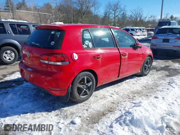 2013 Volkswagen Golf TDI with VIN WVWDM7AJ3DW135479, listed as a IAAI auction lot 41595762 with 153,457 mi miles and . Bid and sale history available at DreamBid. Image 4.