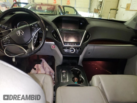 2017 Acura MDX with VIN 5FRYD4H30HB038711, listed as a Copart auction lot 71548922 with 68,058 mi miles. Bid and sale history available at carsss.com. Image 8.