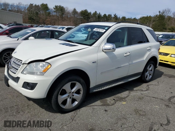 2010 Mercedes-Benz M 350 with VIN 4JGBB2FB0AA586441, listed as a Copart auction lot 49025215 with 144,977 mi miles and Salvage Title. Bid and sale history available at DreamBid. Image 1.