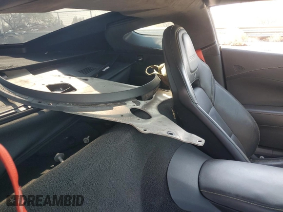 2019 Chevrolet Corvette Z06 3LZ with VIN 1G1YU2D66K5602899, listed as a Copart auction lot 70591644 with 0 mi miles and Salvage Title. Bid and sale history available at carsss.com. Image 10.