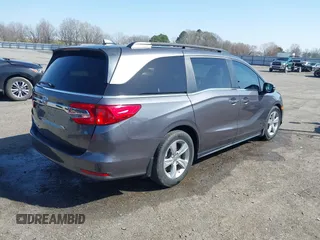 2019 Honda Odyssey EX with VIN 5FNRL6H59KB131319, listed as a IAAI auction lot 41794792 with 58,392 mi miles. Bid and sale history available at carsss.com. Image 4.