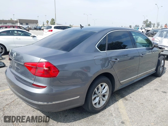 2016 Volkswagen Passat S with VIN 1VWAT7A36GC031403, listed as a IAAI auction lot 42371103 with 86,454 mi miles and . Bid and sale history available at DreamBid. Image 4.