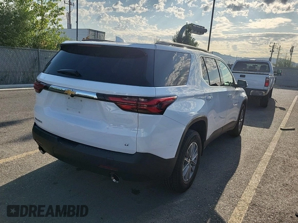 2022 Chevrolet Traverse LT Cloth with VIN 1GNERGKW4NJ158307, listed as a IAAI auction lot 42708260 with 60,990 mi miles and . Bid and sale history available at DreamBid. Image 31.