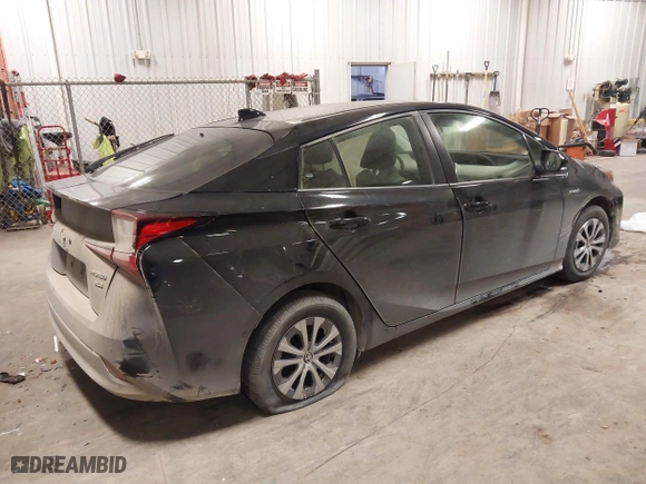 2022 Toyota Prius LE with VIN JTDL9MFU4N3035988, listed as a IAAI auction lot 41389054 with 56,633 mi miles. Bid and sale history available at carsss.com. Image 4.