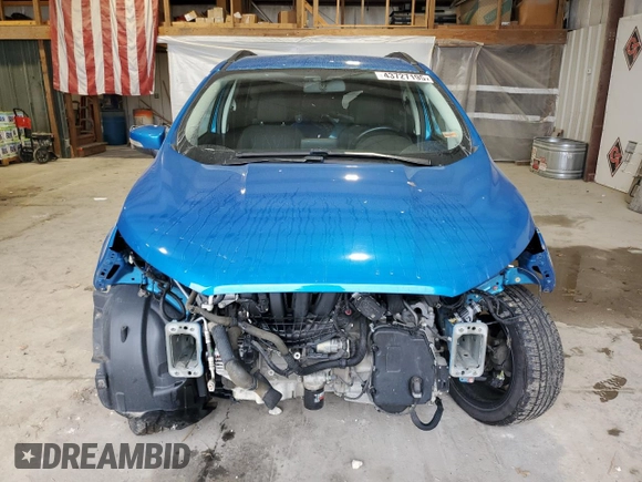 2018 Ford EcoSport SE with VIN MAJ6P1UL6JC247772, listed as a Copart auction lot 43727195 with 90,167 mi miles and Salvage Title. Bid and sale history available at carsss.com. Image 5.