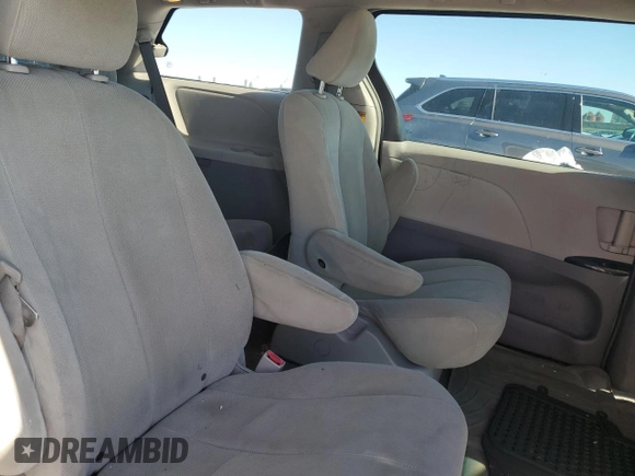 2013 Toyota Sienna L with VIN 5TDZK3DC3DS396354, listed as a Copart auction lot 46595645 with 429,245 mi miles and Salvage Title. Bid and sale history available at carsss.com. Image 10.