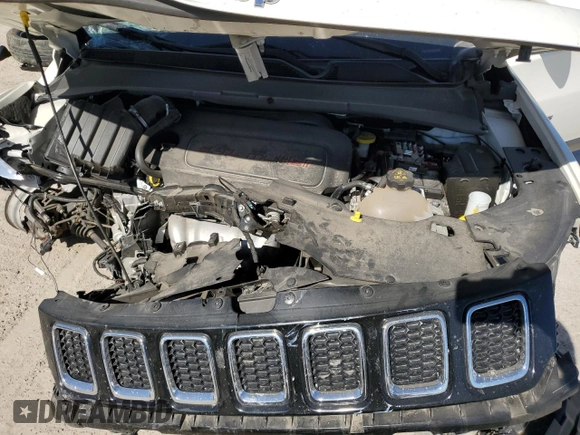 2021 Jeep Compass Altitude with VIN 3C4NJCBB8MT501827, listed as a Copart auction lot 75298214 with Not Provided miles and Salvage Title. Bid and sale history available at carsss.com. Image 14.
