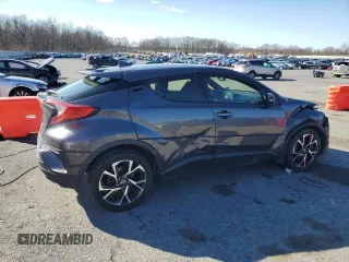 2018 Toyota C-HR XLE with VIN JTNKHMBX5J1003258, listed as a Copart auction lot 49807695 with 89,053 mi miles and Salvage Title. Bid and sale history available at DreamBid. Image 3.