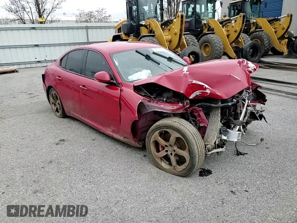 2017 Alfa Romeo Giulia z VIN ZARFAEBN6H7533055, wystawiony jako Copart lot #48777655 z przebiegiem 77 348 mil mil oraz Szkoda całkowita • Salvage title. Historia ofert i sprzedaży dostępna na DreamBid. Obrazek 10.