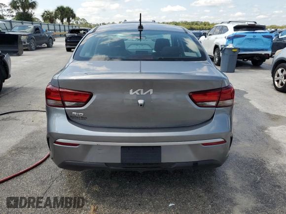 2023 Kia Rio LX with VIN 3KPA24AD3PE592664, listed as a Copart auction lot 50747625 with 8,014 mi miles and Salvage Title. Bid and sale history available at DreamBid. Image 6.
