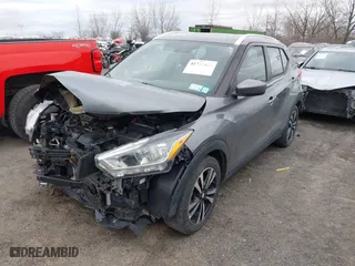2019 Nissan Kicks S with VIN 3N1CP5CU9KL542551, listed as a IAAI auction lot 41732325 with 143,774 mi miles. Bid and sale history available at carsss.com. Image 16.