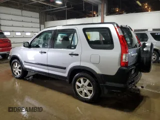 2005 Honda CR-V LX with VIN JHLRD78535C055796, listed as a Copart auction lot 46601285 with 207,021 mi miles and Salvage Title. Bid and sale history available at carsss.com. Image 2.