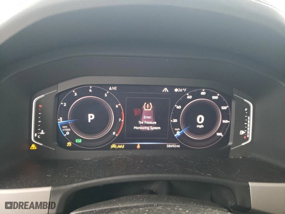2020 Volkswagen Atlas Cross Sport 3.6L V6 SEL with VIN 1V2ME2CA4LC210234, listed as a Copart auction lot 89337285 with 58,492 mi miles and Salvage Title. Bid and sale history available at carsss.com. Image 9.