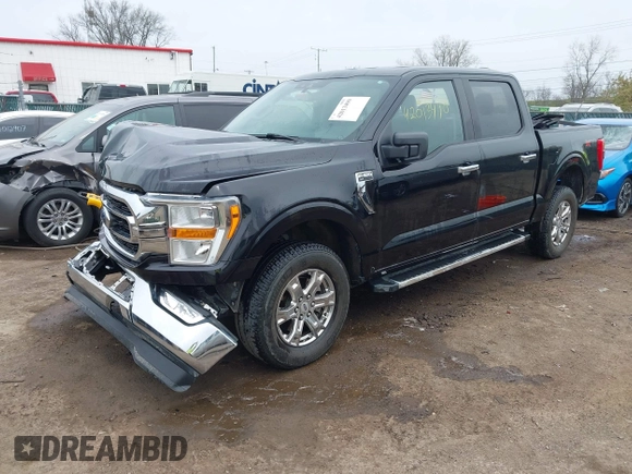 2022 Ford F-150 XL with VIN 1FTFW1E58NFB02945, listed as a IAAI auction lot 42013490 with 39,847 mi miles. Bid and sale history available at carsss.com. Image 19.