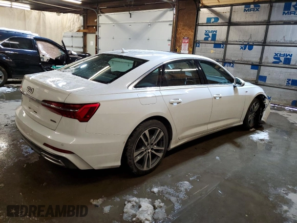 2019 Audi A6 Premium Plus with VIN WAUL2AF21KN028043, listed as a Copart auction lot 72689912 with 56,962 mi miles. Bid and sale history available at carsss.com. Image 3.