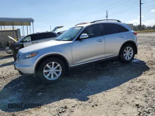 2006 Infiniti FX35 with VIN JNRAS08U16X105314, listed as a Copart auction lot 46481105 with 0 mi miles and Salvage Title. Bid and sale history available at carsss.com. Image 1.