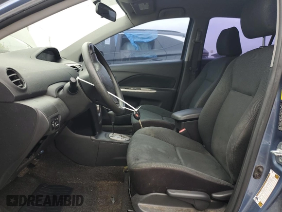 2010 Toyota Yaris with VIN JTDBT4K39A1393586, listed as a Copart auction lot 52240095 with 180,235 mi miles and Clean Title. Bid and sale history available at DreamBid. Image 7.