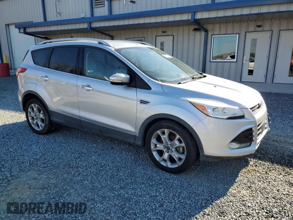 2014 Ford Escape Titanium with VIN 1FMCU0JX7EUD66921, listed as a Copart auction lot 50502105 with 170,624 mi miles and Salvage Title. Bid and sale history available at carsss.com. Image 4.