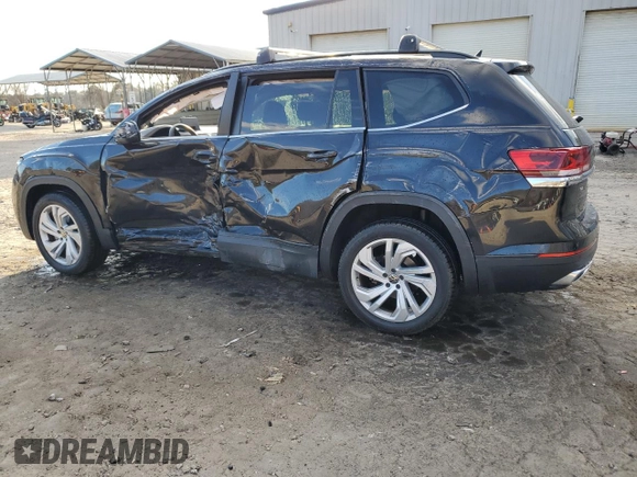 2021 Volkswagen Atlas SE с VIN 1V2WP2CA6MC567189, выставлен на аукционе Copart как лот 41929445 с пробегом 48 572 миль миль и На запчасти • Non repairable. История ставок и продаж доступна на DreamBid. Изображение 2.