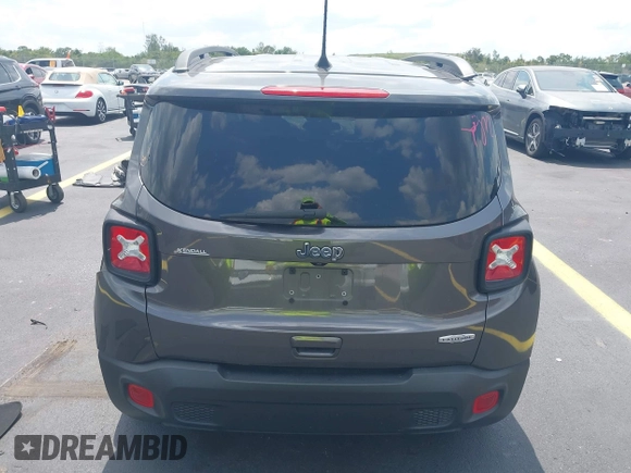 2019 Jeep Renegade Latitude with VIN ZACNJABB0KPK03648, listed as a IAAI auction lot 42324860 with 59,313 mi miles and . Bid and sale history available at DreamBid. Image 16.