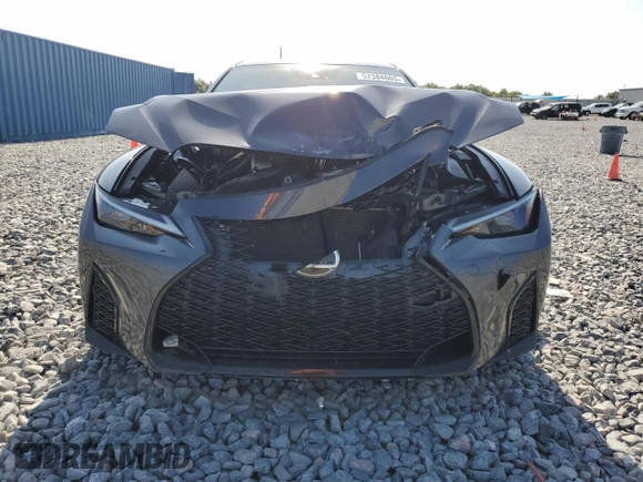 2022 Lexus IS 350 F Sport with VIN JTHGZ1B2XN5053046, listed as a Copart auction lot 57384665 with 36,080 mi miles and Salvage title. Bid and sale history available at DreamBid. Image 5.