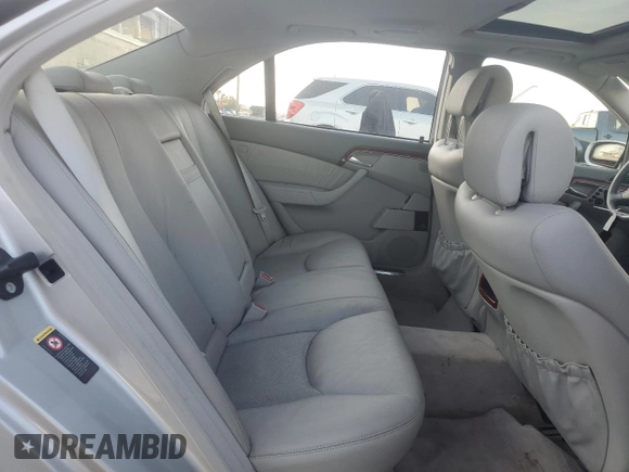 2003 Mercedes-Benz S-Class 4.3L with VIN WDBNG83J93A352558, listed as a Copart auction lot 80058514 with 160,864 mi miles and Salvage Title. Bid and sale history available at carsss.com. Image 10.