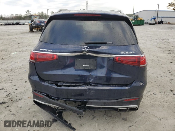 2021 Mercedes-Benz GLS with VIN 4JGFF8KE0MA291269, listed as a Copart auction lot 43530265 with 55,124 mi miles and Salvage Title. Bid and sale history available at carsss.com. Image 6.