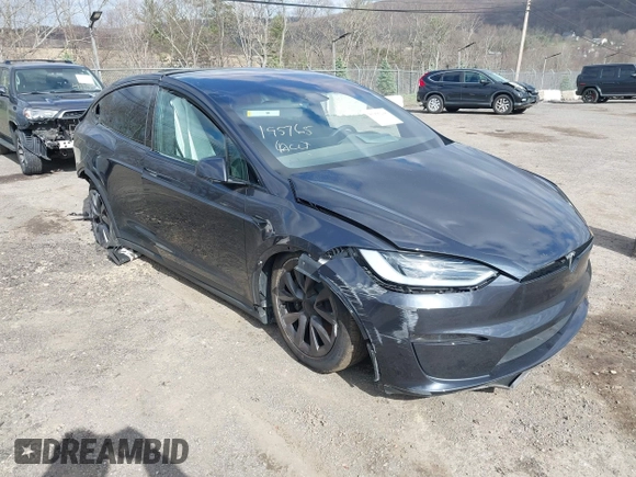 2023 Tesla Model X with VIN 7SAXCDE52PF425834, listed as a IAAI auction lot 41996298 with Not Provided miles and . Bid and sale history available at DreamBid. Image 1.