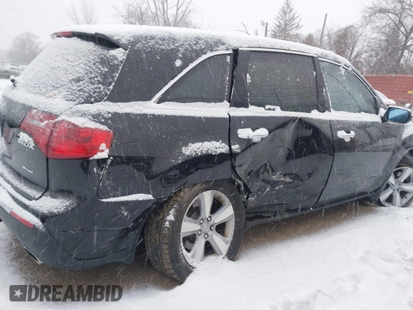 2013 Acura MDX with VIN 2HNYD2H29DH000387, listed as a IAAI auction lot 41290346 with 117,119 mi miles. Bid and sale history available at carsss.com. Image 6.