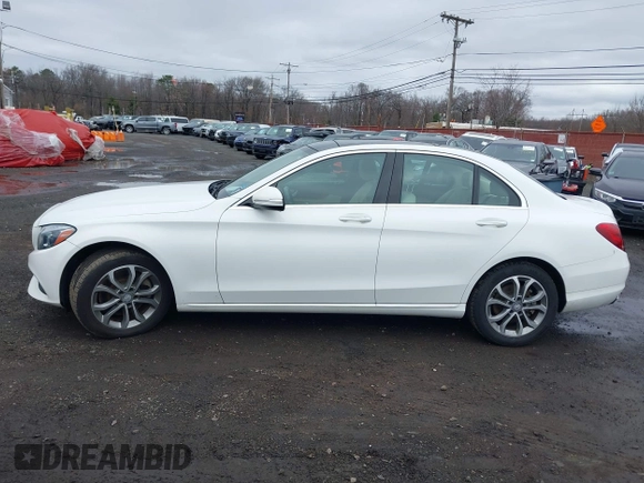 2015 Mercedes-Benz C-Class C 300 Luxury with VIN 55SWF4KBXFU052095, listed as a IAAI auction lot 41792142 with 104,177 mi miles. Bid and sale history available at carsss.com. Image 14.