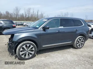 2022 Kia Telluride S with VIN 5XYP6DHC7NG244569, listed as a Copart auction lot 52546445 with 58,969 mi miles and Salvage Title. Bid and sale history available at carsss.com. Image 1.