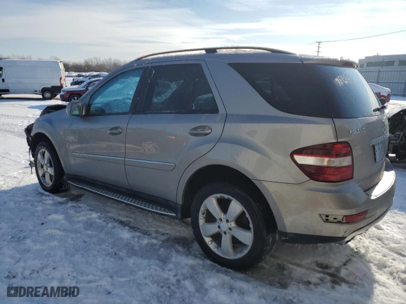 2009 Mercedes-Benz M-Class 3.5L with VIN 4JGBB86E99A515926, listed as a Copart auction lot 44174735 with 168,565 mi miles and Salvage Title. Bid and sale history available at carsss.com. Image 2.