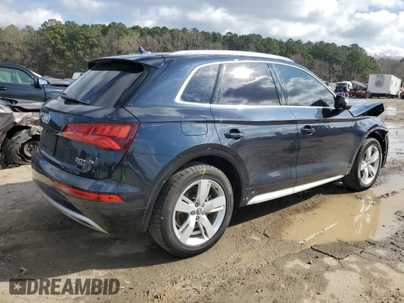 2018 Audi Q5 Premium Plus with VIN WA1BNAFY1J2086934, listed as a Copart auction lot 36652763 with 93,787 mi miles. Bid and sale history available at carsss.com. Image 3.