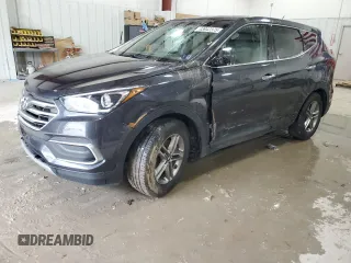 2018 Hyundai Santa Fe 2.4L with VIN 5XYZT3LB3JG571720, listed as a Copart auction lot 43942375 with 108,435 mi miles and Salvage title. Bid and sale history available at DreamBid. Image 1.