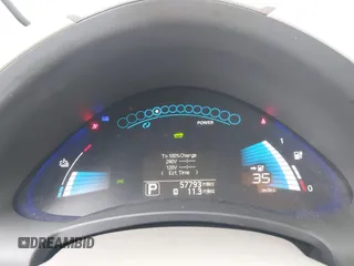 2012 Nissan LEAF SL with VIN JN1AZ0CP5CT015067, listed as a IAAI auction lot 42120094 with 57,793 mi miles. Bid and sale history available at carsss.com. Image 7.