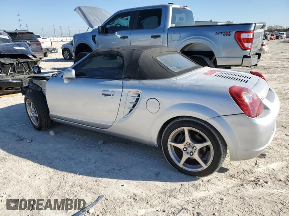 2003 Toyota MR2 z VIN JTDFR320330059885, wystawiony jako Copart lot #86158554 z przebiegiem 178 809 mil mil oraz Szkoda całkowita • Salvage title. Historia ofert i sprzedaży dostępna na DreamBid. Obrazek 2.