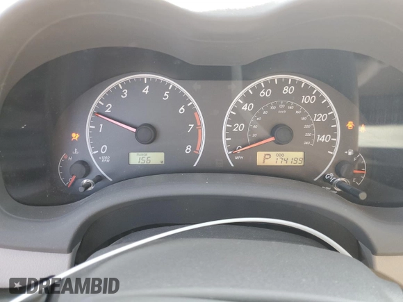 2010 Toyota Corolla with VIN 1NXBU4EEXAZ259111, listed as a Copart auction lot 48801635 with 174,199 mi miles and Salvage Title. Bid and sale history available at carsss.com. Image 9.
