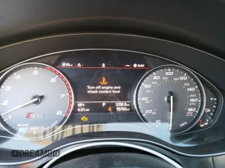 2018 Audi S6 Premium Plus with VIN WAUFFAFC4JN000827, listed as a Copart auction lot 75673354 with 55,783 mi miles and Salvage Title. Bid and sale history available at carsss.com. Image 9.