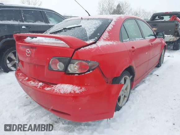 2007 Mazda 6 i Sport VE with VIN 1YVHP84C275M00618, listed as a IAAI auction lot 41611274 with 153,691 mi miles and . Bid and sale history available at DreamBid. Image 4.