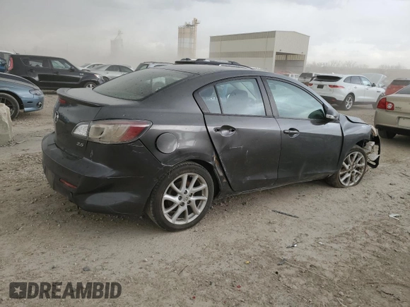 2012 Mazda 3 s Touring with VIN JM1BL1V58C1646301, listed as a Copart auction lot 47856385 with 97,982 mi miles and Salvage Title. Bid and sale history available at carsss.com. Image 3.