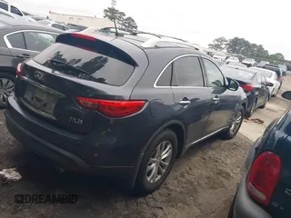 2011 Infiniti FX with VIN JN8AS1MW9BM732520, listed as a IAAI auction lot 42143091 with 177,075 mi miles. Bid and sale history available at carsss.com. Image 4.