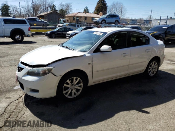 2008 Mazda 3 i Touring with VIN JM1BK32F281853849, listed as a Copart auction lot 49142235 with 137,231 mi miles and Salvage Title. Bid and sale history available at carsss.com. Image 1.