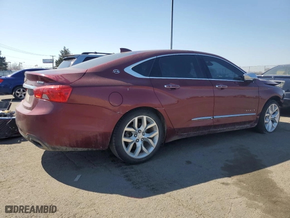 2017 Chevrolet Impala Premier with VIN 2G1145S37H9125519, listed as a Copart auction lot 48022695 with 109,283 mi miles and Salvage Title. Bid and sale history available at carsss.com. Image 3.