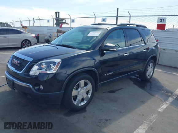 2008 GMC Acadia SLT2 with VIN 1GKEV33798J234861, listed as a IAAI auction lot 41943113 with 206,447 mi miles and . Bid and sale history available at DreamBid. Image 2.