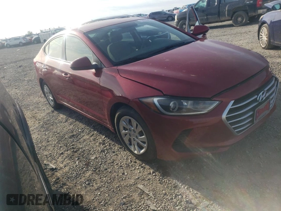 2017 Hyundai Elantra SE z VIN 5NPD74LF7HH211523, wystawiony jako Copart lot #54155405 z przebiegiem Nie podano mil oraz Szkoda całkowita • Salvage title. Historia ofert i sprzedaży dostępna na DreamBid. Obrazek 4.