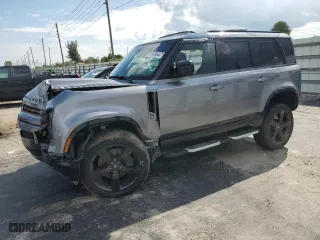 2023 Land Rover Defender X-Dynamic SE with VIN SALE2EEU3P2163192, listed as a Copart auction lot 71943644 with 5,868 mi miles and Salvage Title. Bid and sale history available at carsss.com. Image 1.